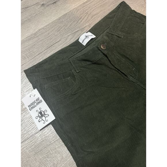 Madcap England NWT Mens Green Corduroy Pants 36x30 - Picture 2 of 8
